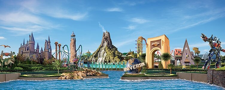Universal Studios Orlando and Islands of Adventure theme parks!